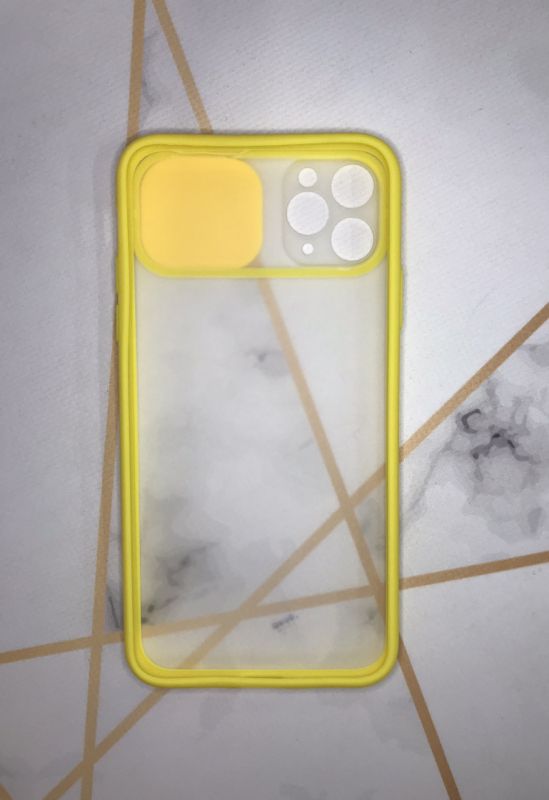 Чохол зі слайд-камерою для iPhone 11 Pro Max (6,5) Жовтий