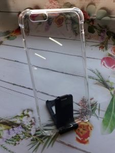 Прозорий силіконовий чохол з потовщеними кутами на iPhone 6 Plus/6s Plus