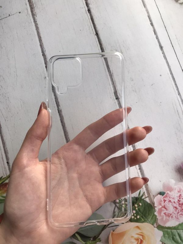 Тонкий прозорий силіконовий чохол для Samsung Galaxy A12