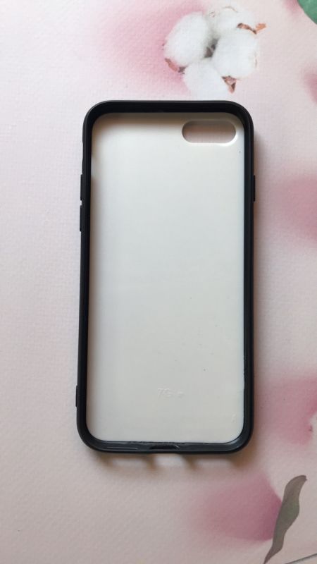 Силіконовий чохол із принтом для iPhone 7 / 8 Дівчина з коктейлем
