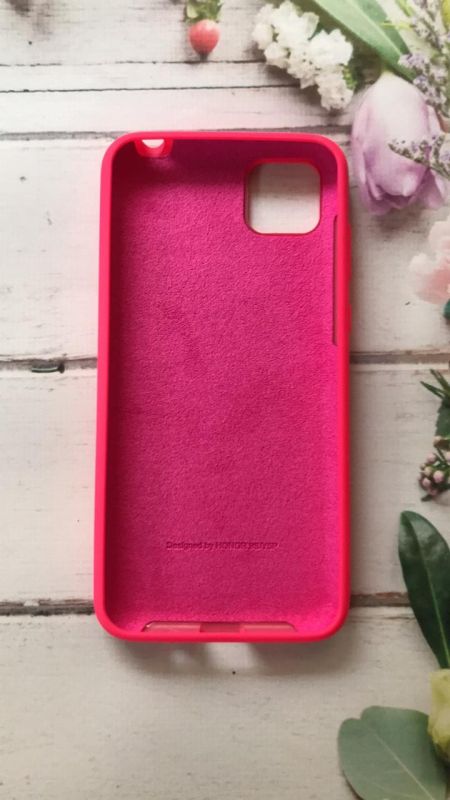Силіконовий чохол для Huawei Y5p (малиновий)