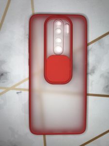 Чохол зі слайд-камерою для Xiaomi Redmi Note 8 Pro Червоний