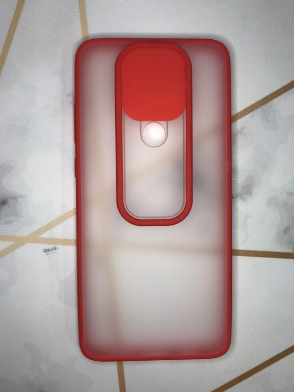Чохол зі слайд-камерою для Xiaomi Redmi Note 8 Pro Червоний