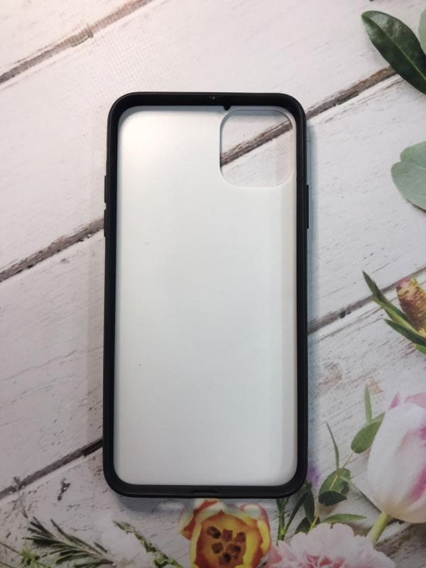 Силіконовий чохол з принтом і блисками для Apple iPhone 11 Pro Max (6,5) Дівчина з косою
