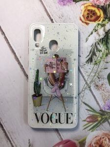 Чохол із принтом та блискітками для Samsung Galaxy А30 (2019) / А305 / A20 (2019) A205 Дівчина з журналом