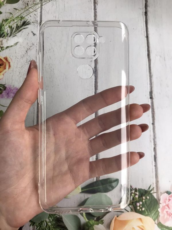 Ультратонкий прозорий силіконовий чохол для Xiaomi Redmi Note 9