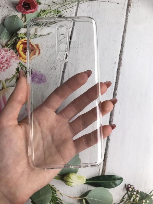 Ультратонкий прозорий силіконовий чохол на Xiaomi Redmi 9
