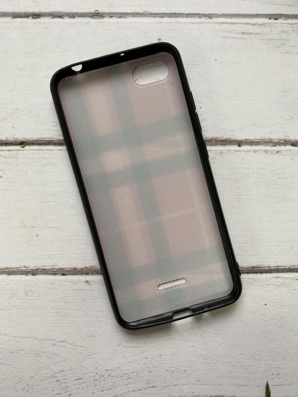 Захисний глянцевий чохол з малюнком для Xiaomi Redmi 6A Клітка
