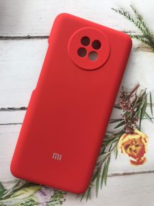 Силіконовий чохол Silicone Case для Xiaomi Redmi Note 9T / Redmi Note 9 5G Червоний