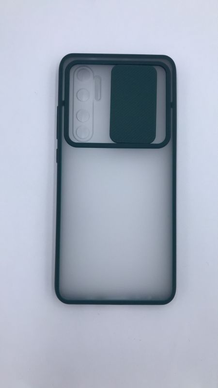 Чохол зі слайд-камерою для Xiaomi Mi Note 10 Lite Зелений
