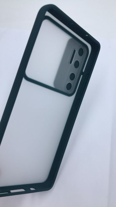 Чохол зі слайд-камерою для Xiaomi Mi Note 10 Lite Зелений