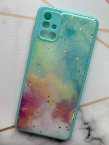 Чохол з принтом наSamsung Galaxy M31s Галактика Бірюзовий