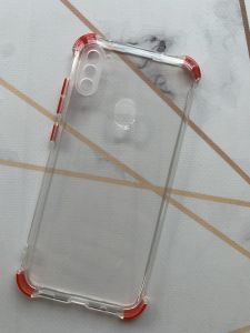 Силіконовий чохол з потовщеними кутами червоного кольору для Samsung Galaxy А11