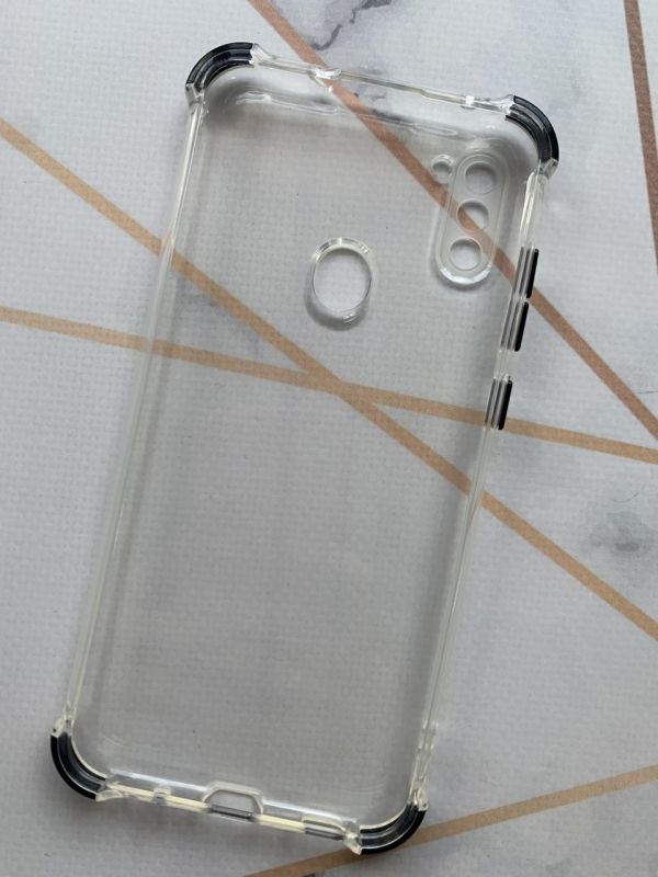 Силіконовий чохол з потовщеними кутами чорного кольору для Samsung Galaxy А11