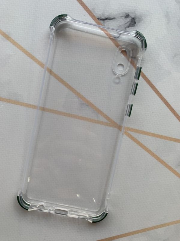 Силіконовий чохол з потовщеними кутами зеленого кольору для Samsung Galaxy A02 / A022 (2021)