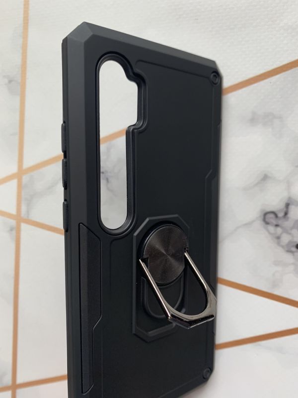 Протиударний чохол Hard 2 з кільцем-тримачем для Xiaomi Mi Note 10 / Note 10 Pro Чорний