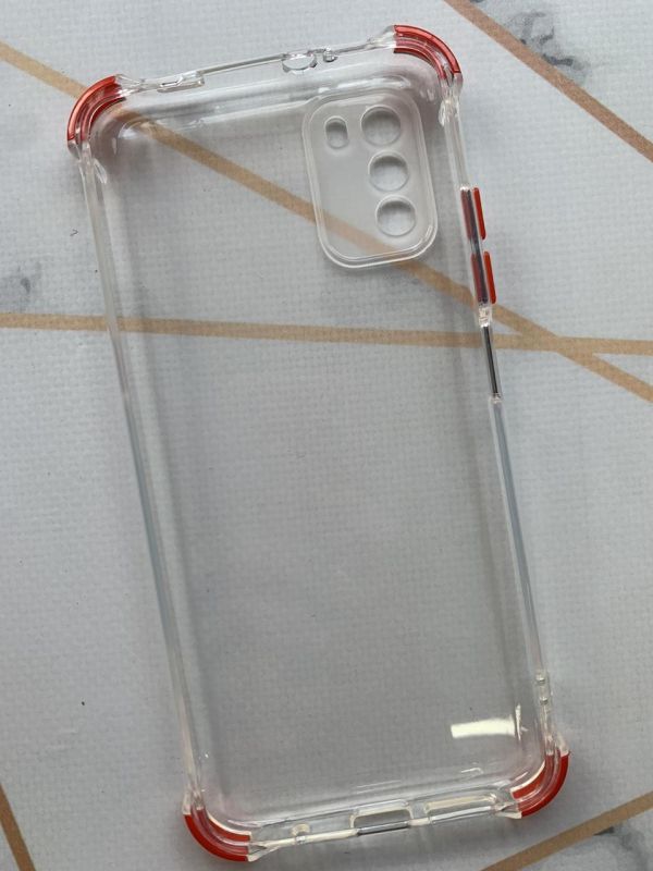 Силіконовий чохол з потовщеними кутами червоного кольору для Xiaomi Poco M3