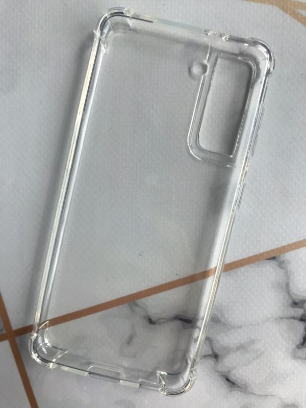 Силіконовий чохол з потовщеними кутами для Samsung Galaxy S21 (G991)