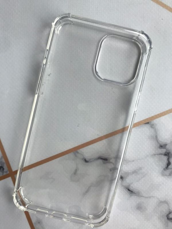 Прозорий силіконовий чохол з потовщеними кутами для iPhone 12 Pro Max
