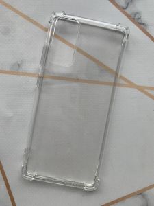 Прозорий силіконовий чохол з потовщеними кутами для Samsung Galaxy S20 FE