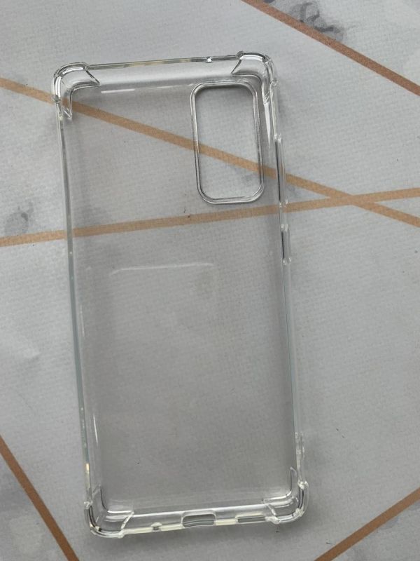 Прозорий силіконовий чохол з потовщеними кутами для Samsung Galaxy S20 FE