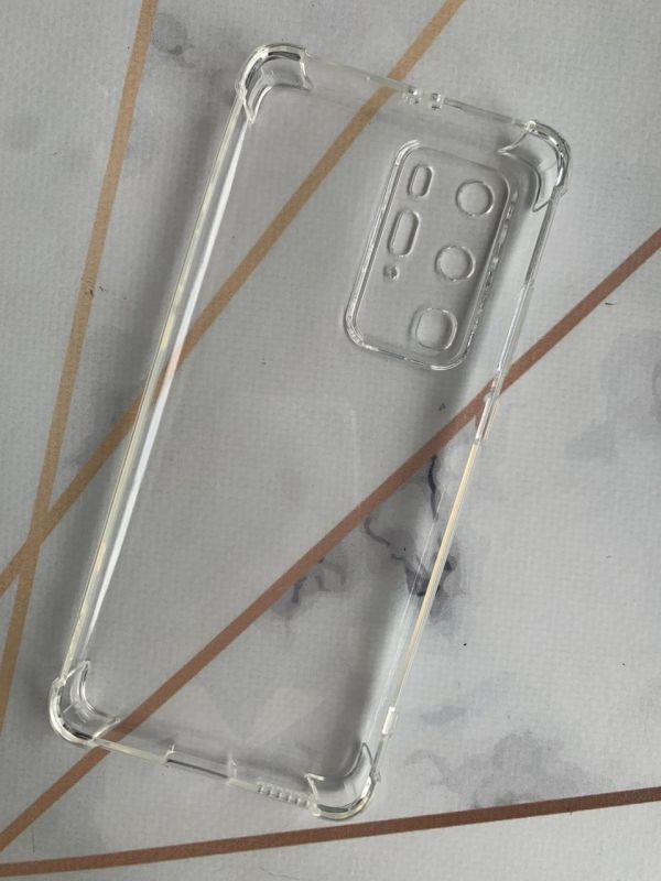 Прозорий силіконовий чохол з потовщеними кутами для Huawei Р40 Pro