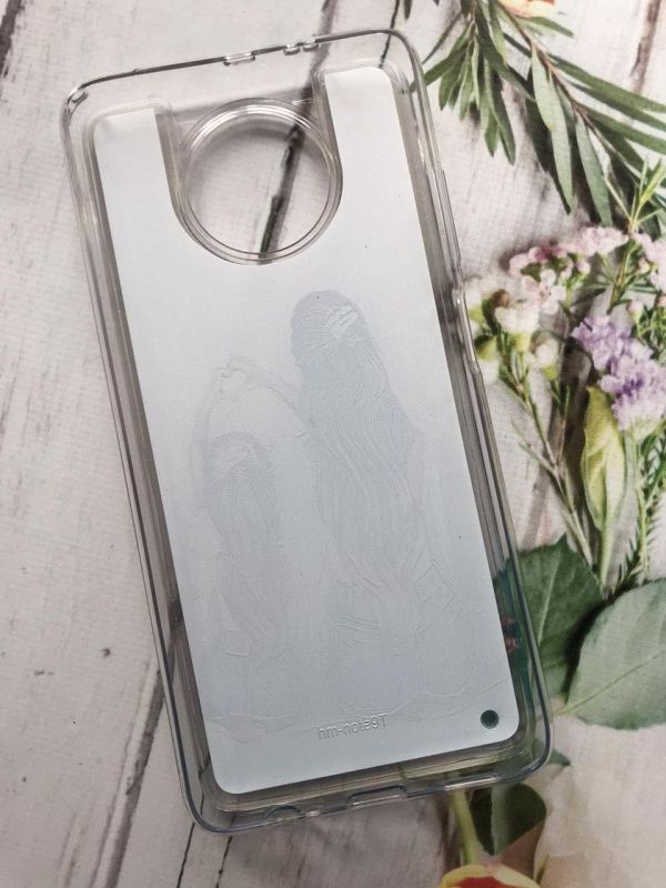 Чохол з плаваючими блискітками на Xiaomi Redmi Note 9T / Redmi Note 9 5G Дівчинки