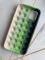 Силіконовий чохол Поп іт Антистрес Поп-Іт Pop It для iPhone 11 Pro (5,8) Попит Зелено-білий