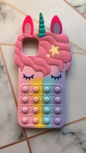 Чохол Одноріг Поп іт Антистрес Поп-Іт Pop It для iPhone 11 Pro Max (6,5) Попіт Єдиноріг