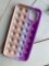 Силіконовий чохол Поп іт Антистрес Поп-Іт Pop It для iPhone 12 Pro Max Попит Фіолетово-рожевий