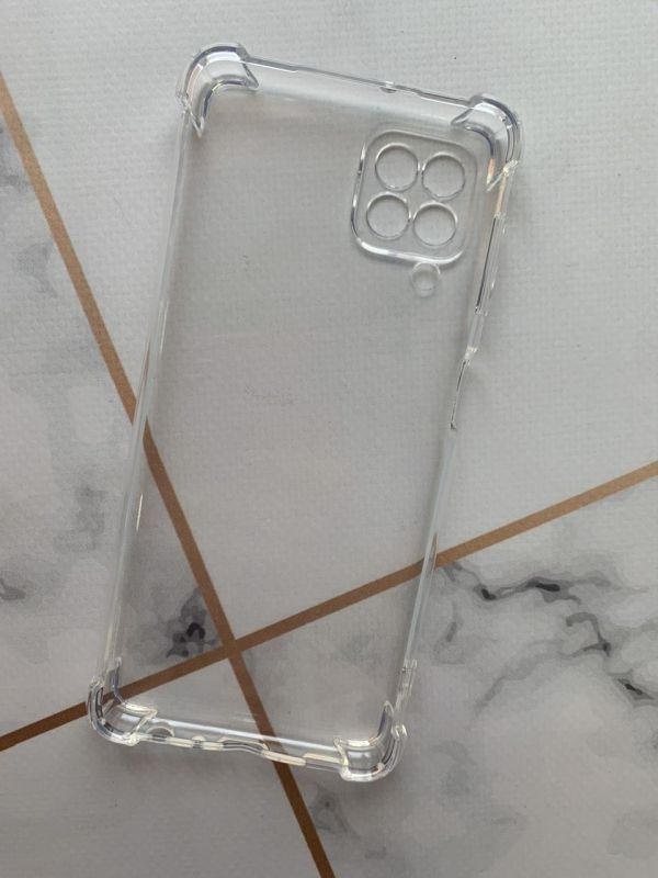 Прозорий силіконовий чохол з потовщеними кутами для Samsung Galaxy A22 4G / M22 / M32