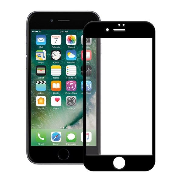 Захисне скло 3D для iPhone 7 / 8 Чорне