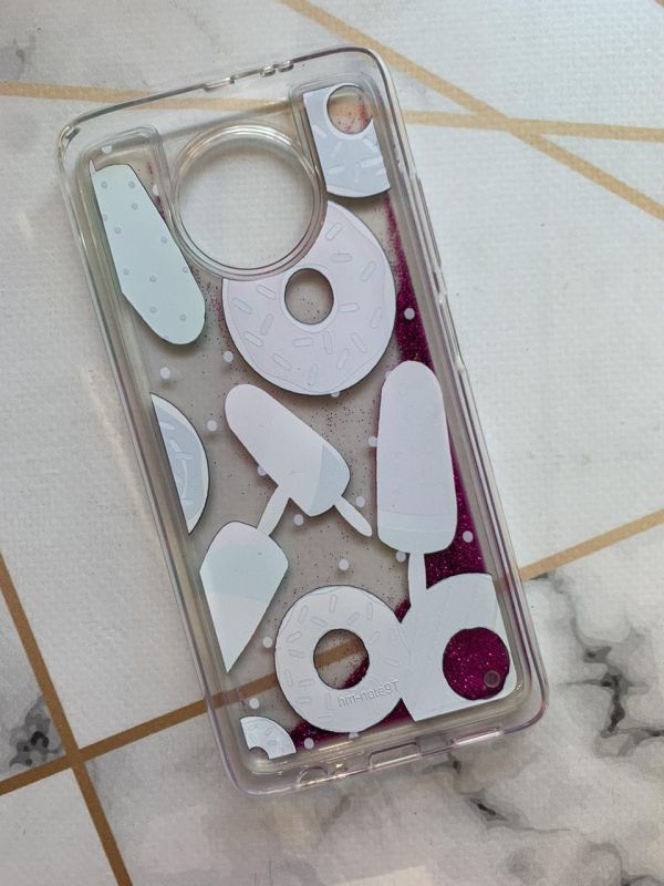 Чохол з рухливими блискітками на Xiaomi Redmi 9T Дівчина з квітами