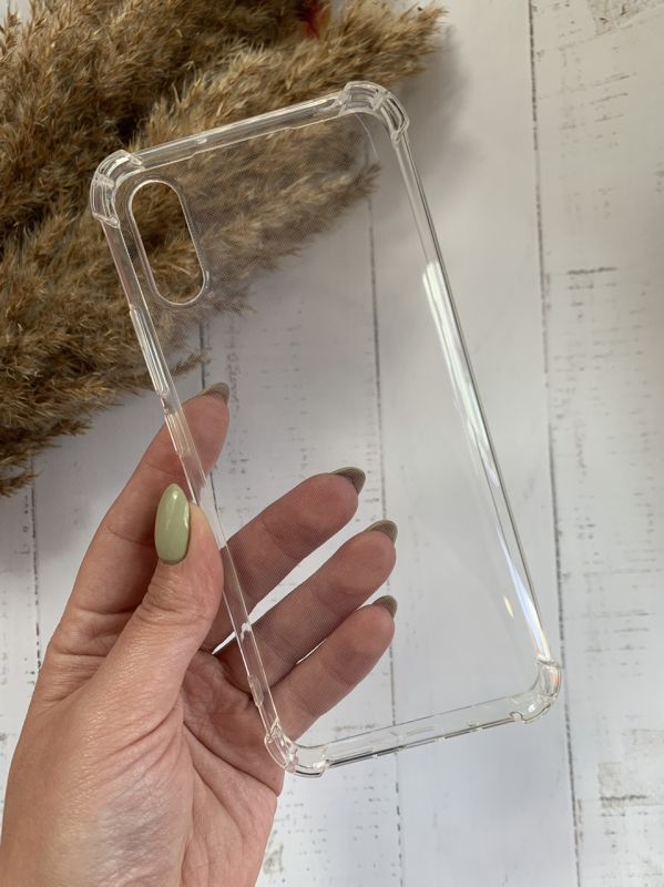 Ультратонкий прозорий силіконовий чохол з потовщеними кутами для Xiaomi Redmi 9A