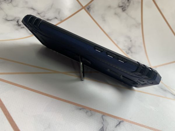Силіконовий чохол Hard 2 з кільцем-підставкою для Xiaomi Redmi 9 Синій