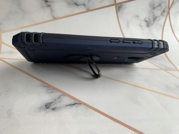 Силіконовий чохол Hard 2 з кільцем-підставкою для Xiaomi Redmi 9 Синій