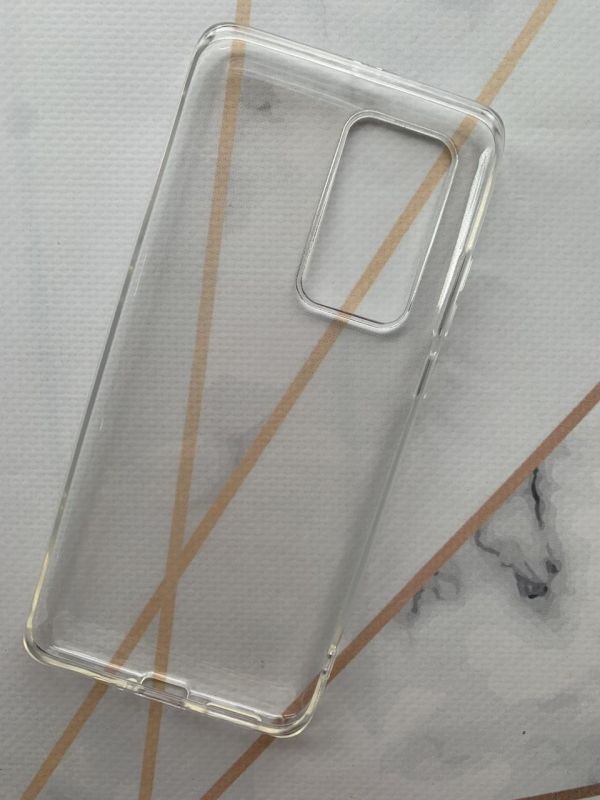 Ультратонкий прозорий силіконовий чохол на Huawei Р40 Pro
