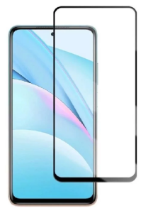 Захисне скло 3D для Xiaomi Mi 10T Lite Чорне