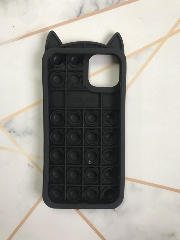 Силіконовий чохол на iPhone 11 Pro Max (6.5) Попіт Котик