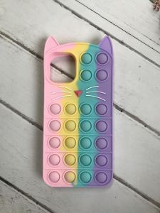 Силіконовий чохол-іграшка на iPhone 11 Pro Max (6.5) Попит Котик