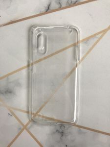 Прозорий силіконовий чохол з потовщеними кутами для Samsung Galaxy A01