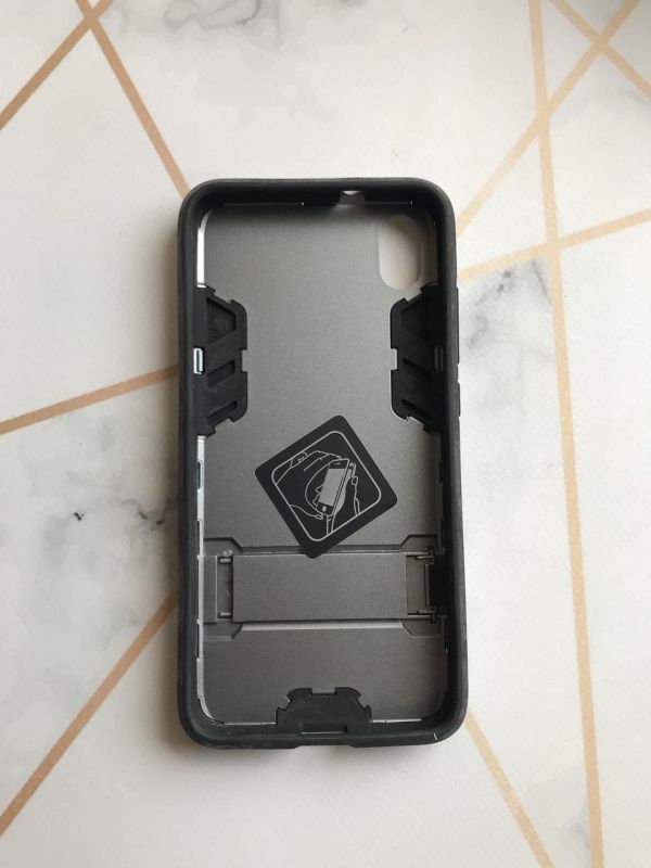 Силіконовий чохол Transformer із підставкою Xiaomi Redmi 7A Сріблястий