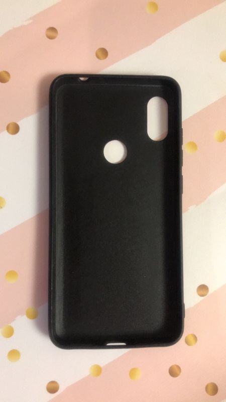 Силіконовий чохол з блискучою вставкою, прикрашений камінням, для Xiaomi Redmi Note 6 Червоний
