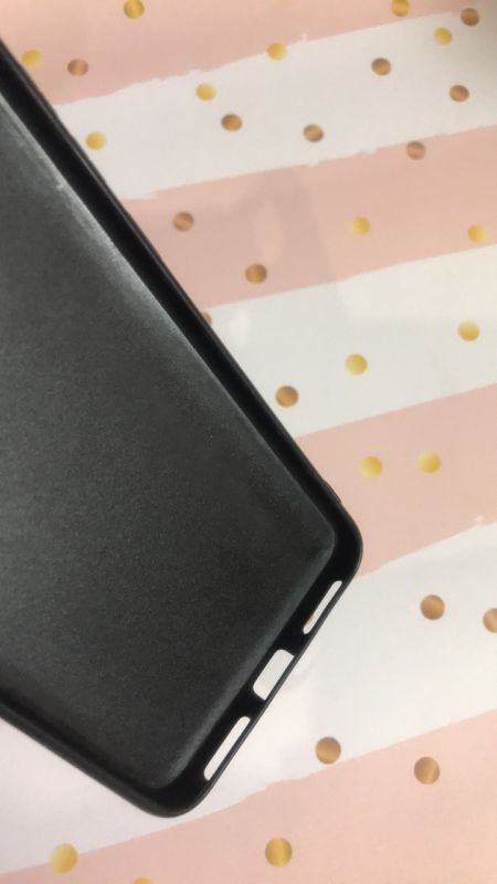 Силіконовий чохол з блискучою вставкою, прикрашений камінням, для Xiaomi Redmi Note 6 Рожевий