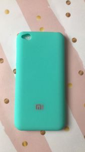 Силіконовий матовий чохол для Xiaomi Redmi Go Бірюзовий