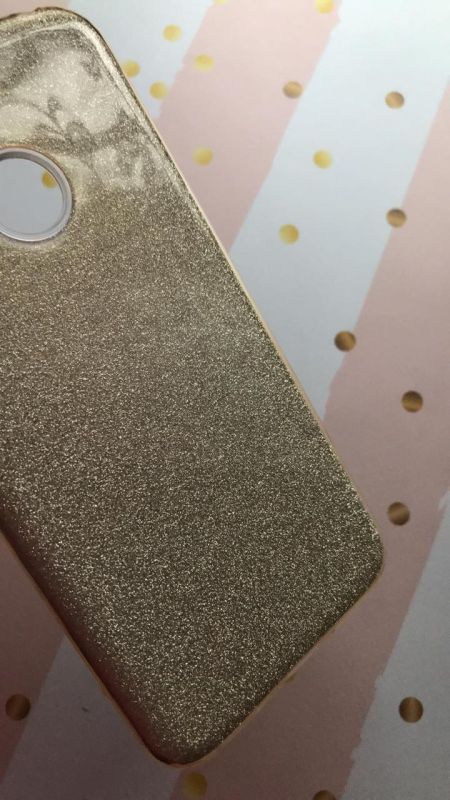 Силіконовий чохол Shine Silicone Case для Huawei Y6 2018 / Y6 prime 2018 Золотий