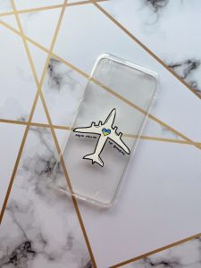 Прозорий чохол для Xiaomi Redmi 9A з об'ємним друком "Мрія ніколи не вмирає" принт 1