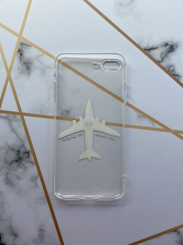 Прозорий чохол на iPhone 7 Plus/8 Plus ::  Мрія ніколи не вмирає (принт 1)
