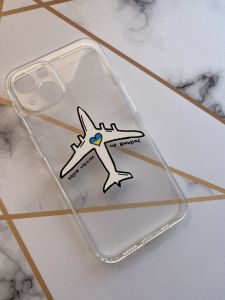 Чохол для iPhone 13 з об'ємним друком "Мрія ніколи не вмирає" (принт 1)