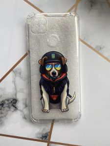 Чохол з потовщеними кутами для Xiaomi Redmi 9C з об'ємним друком "Патрон" принт 4